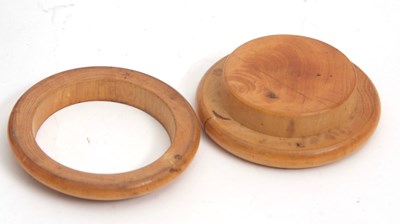 Lot 88 - Mixed Lot: An antique French pressed burr...