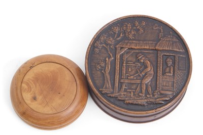 Lot 88 - Mixed Lot: An antique French pressed burr...