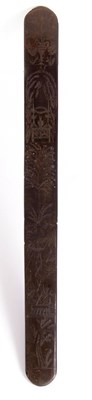 Lot 90 - A mid 19th Century carved Baleen corset...