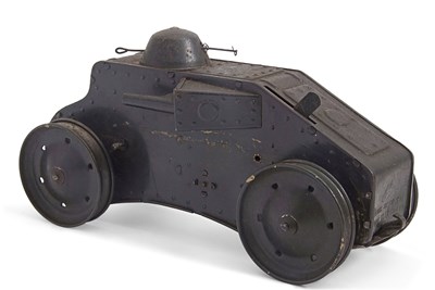 Lot 91 - A vintage military wind up Triang Tiger Tank,...