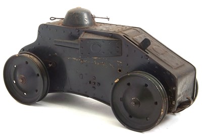 Lot 91 - A vintage military wind up Triang Tiger Tank,...