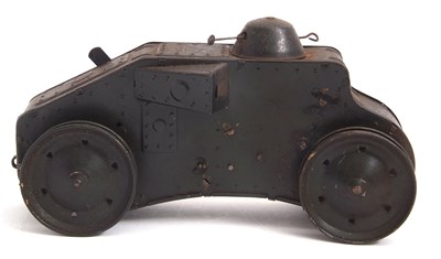 Lot 91 - A vintage military wind up Triang Tiger Tank,...