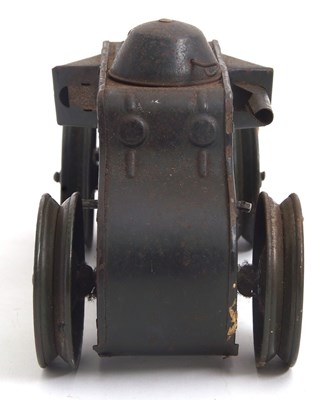 Lot 91 - A vintage military wind up Triang Tiger Tank,...