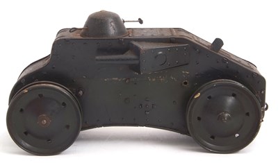 Lot 91 - A vintage military wind up Triang Tiger Tank,...
