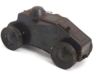 Lot 91 - A vintage military wind up Triang Tiger Tank,...