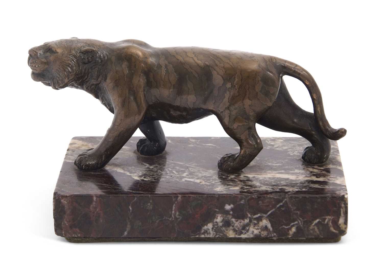 Lot 93 - Early 20th Century bronze sculpture study of a...
