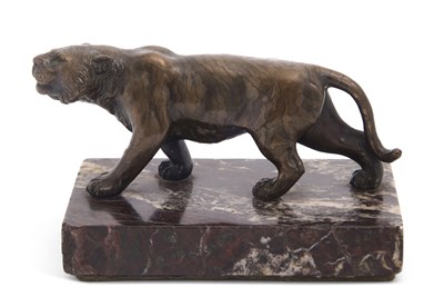 Lot 93 - Early 20th Century bronze sculpture study of a...