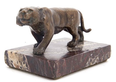 Lot 93 - Early 20th Century bronze sculpture study of a...