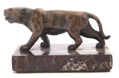 Lot 93 - Early 20th Century bronze sculpture study of a...