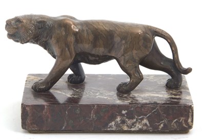 Lot 93 - Early 20th Century bronze sculpture study of a...