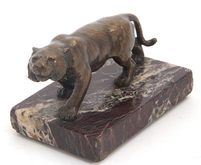 Lot 93 - Early 20th Century bronze sculpture study of a...