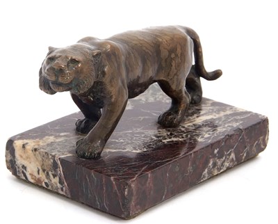 Lot 93 - Early 20th Century bronze sculpture study of a...