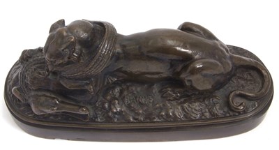 Lot 95 - An antique cast bronze sculpture after Antoine-...