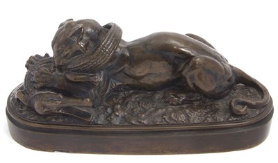 Lot 95 - An antique cast bronze sculpture after Antoine-...