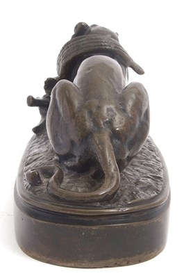 Lot 95 - An antique cast bronze sculpture after Antoine-...