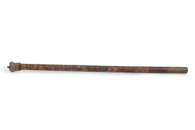 Lot 99 - A George IV Tipstaff, the long wood painted...