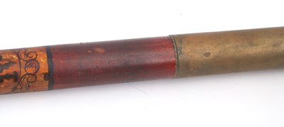 Lot 99 - A George IV Tipstaff, the long wood painted...