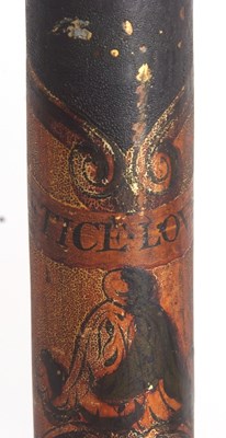 Lot 99 - A George IV Tipstaff, the long wood painted...