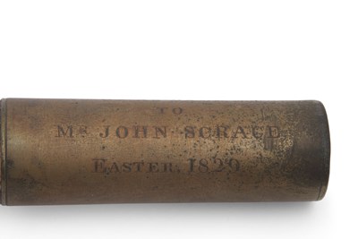 Lot 99 - A George IV Tipstaff, the long wood painted...
