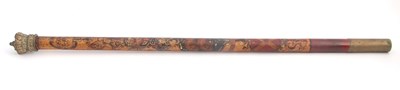 Lot 99 - A George IV Tipstaff, the long wood painted...