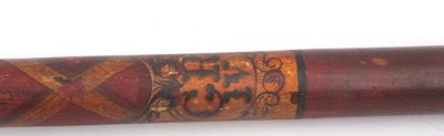 Lot 99 - A George IV Tipstaff, the long wood painted...