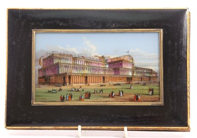 Lot 100 - A Victorian papier mache desk blotter or...