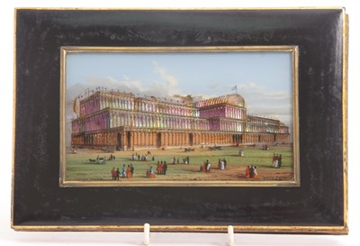 Lot 100 - A Victorian papier mache desk blotter or...