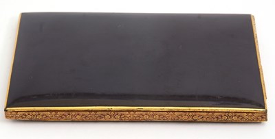 Lot 100 - A Victorian papier mache desk blotter or...