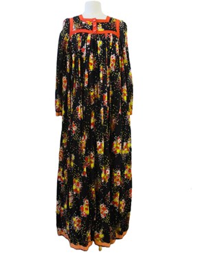 Lot 51 - Jean Varon: a mid 1970's black and printed...