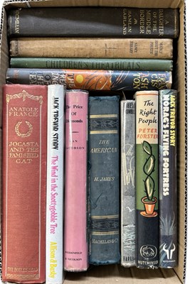 Lot 833 - ONE BOX: Mixed first edition novels, some DJs