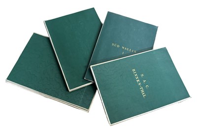 Lot 1196 - ONE PACKET: Four linen-back section Swiss maps,...