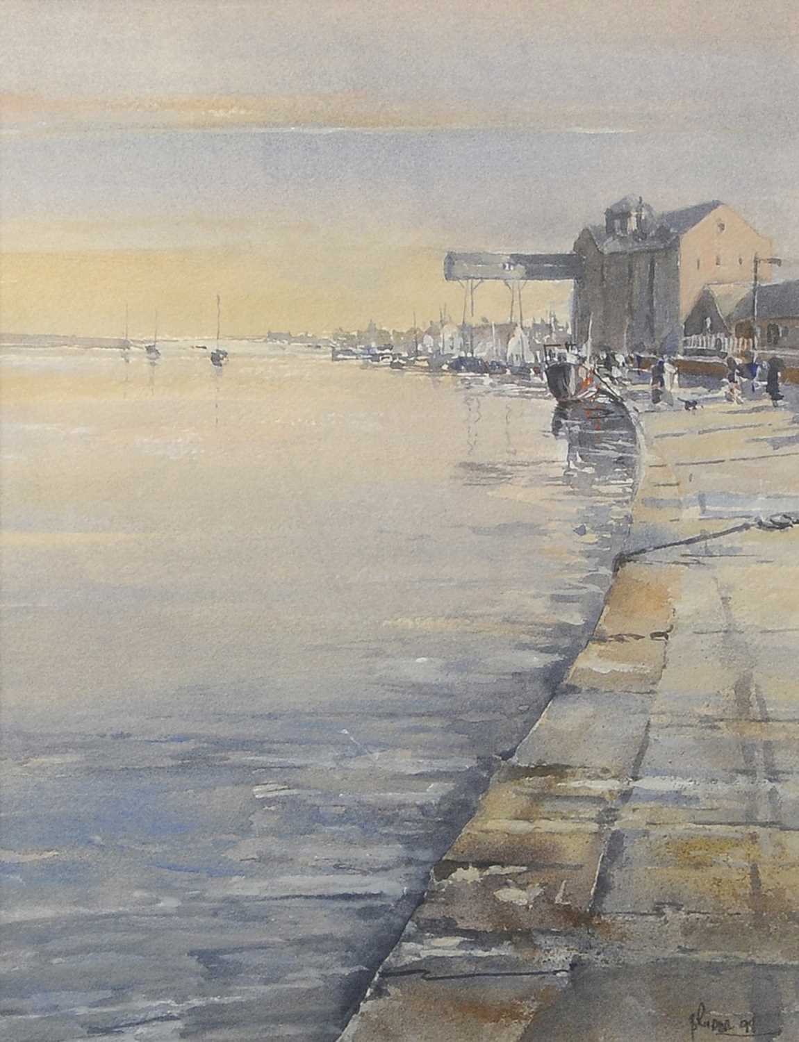 Lot 653 - Bryan Ryder (1944-2025) "Wells Quay - Spring...