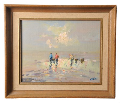 Lot 633 - Jack Cox (1914-2025), Cockling at Wells,...