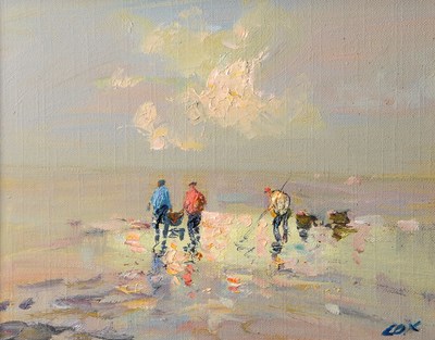 Lot 633 - Jack Cox (1914-2025), Cockling at Wells,...