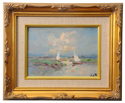 Lot 629 - Jack Cox (1914-2005), inscribed on backboard...