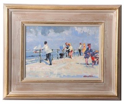 Lot 625 - Geoffrey Chatten (1938-2025), "On the Pier,...