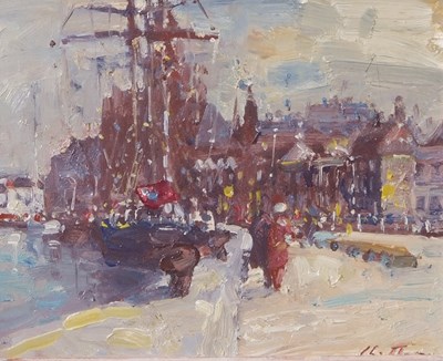 Lot 621 - Geoffrey Chatten (1938-2025), "Yarmouth Quay",...