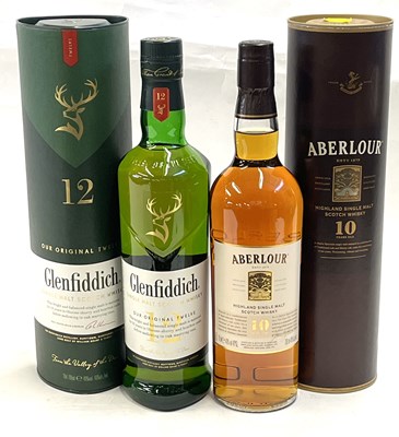 Lot 199 - Whisky: to include Glenfiddich 12 Single Mlt...