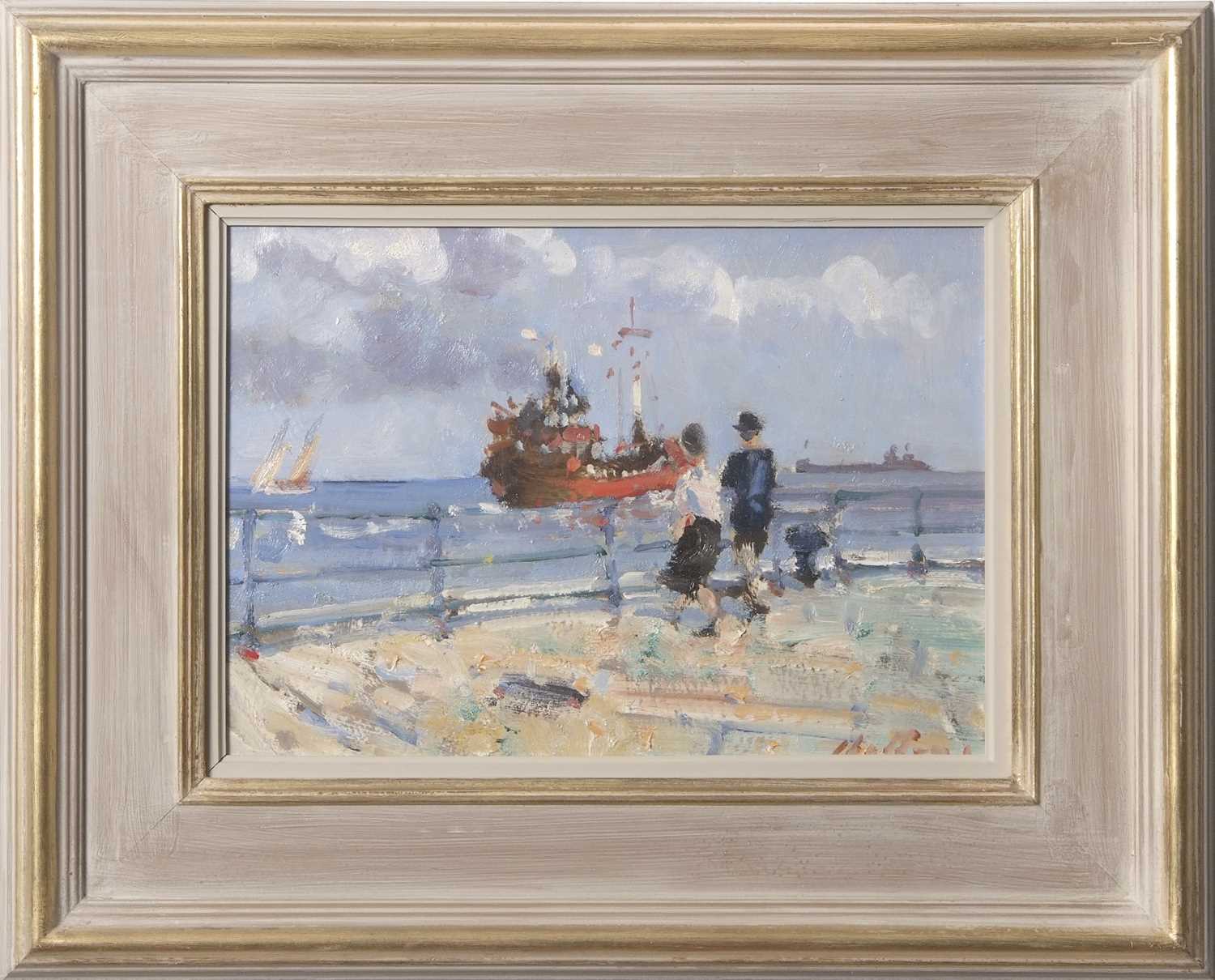 Lot 619 - Geoffrey Chatten (1938-2025), "On the Pier,...