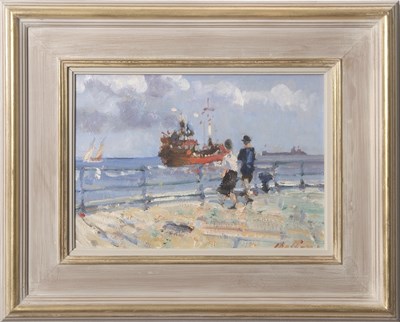 Lot 619 - Geoffrey Chatten (1938-2025), "On the Pier,...