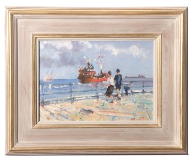 Lot 619 - Geoffrey Chatten (1938-2025), "On the Pier,...