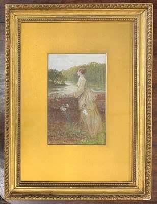 Lot 6 - Henry Towneley Green R.I.(1836-1899), A lady...