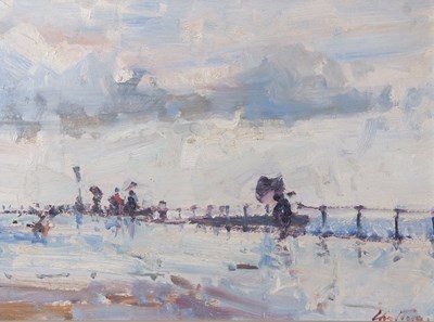 Lot 605 - Geoffrey Chatten (1938-2025), Figures on a...