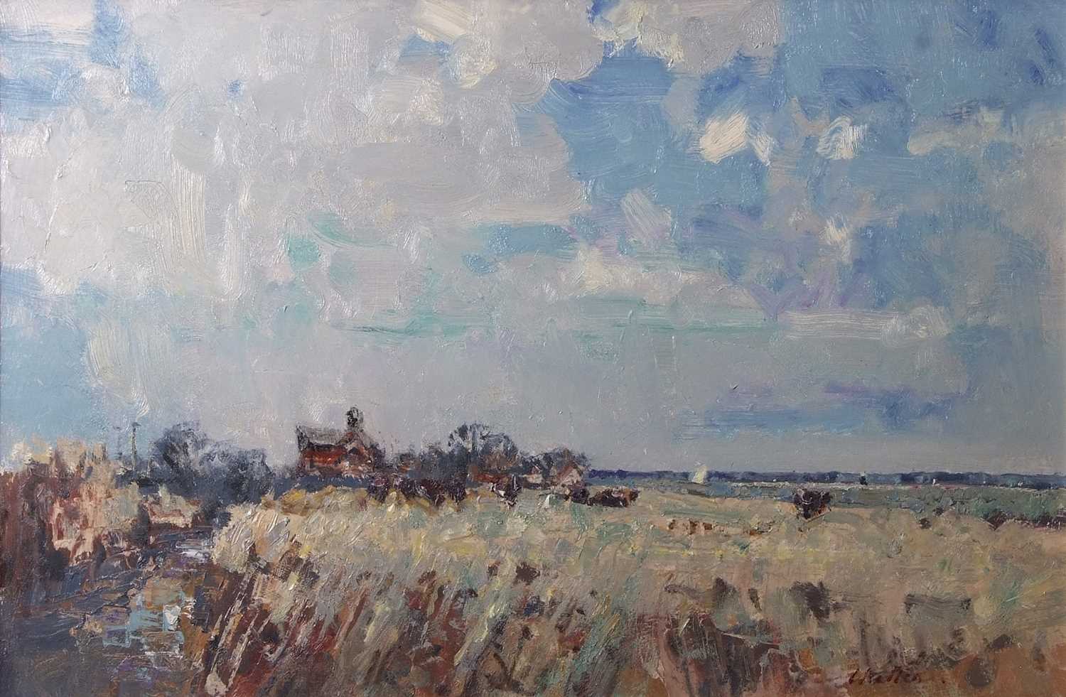 Lot 638 - Geoffrey Chatten (1938-2025), "Banhams Marsh",...