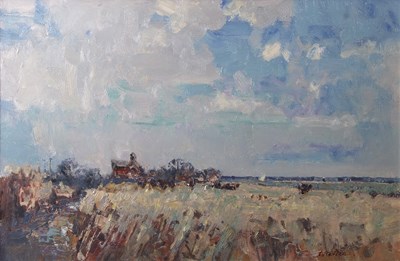 Lot 638 - Geoffrey Chatten (1938-2025), "Banhams Marsh",...