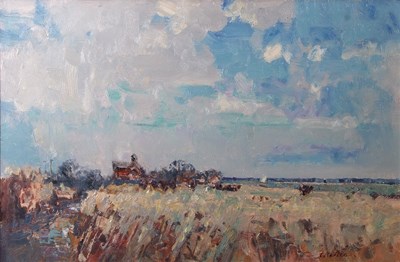 Lot 638 - Geoffrey Chatten (1938-2025), "Banhams Marsh",...