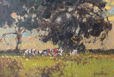 Lot 637 - Geoffrey Chatten (1938-2025), "Shaded Meadow...