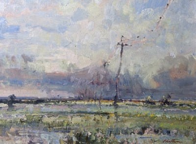 Lot 656 - Geoffrey Chatten (1938-2025), Rural landscape,...