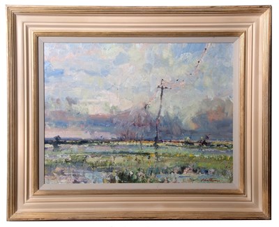 Lot 656 - Geoffrey Chatten (1938-2025), Rural landscape,...