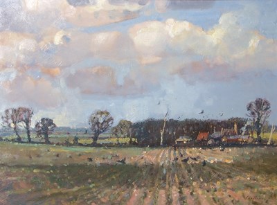 Lot 643 - Geoffrey Chatten (1938-2025), "Farm from the...